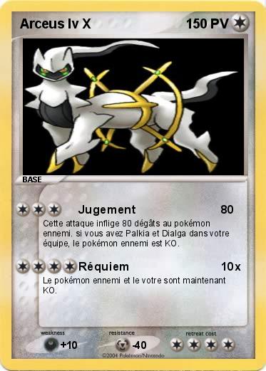 Pokemon Arceus lv X