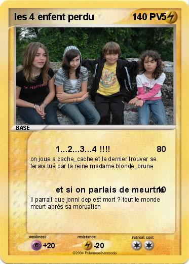 Pokemon les 4 enfent perdu                          5