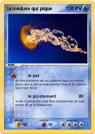 Pokemon la méduse qui pique