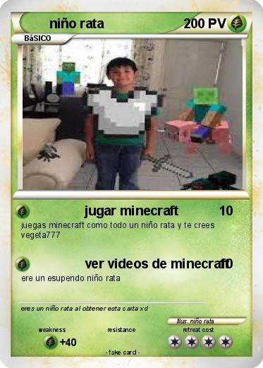 Pokemon niño rata