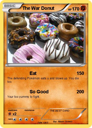 Pokemon The War Donut