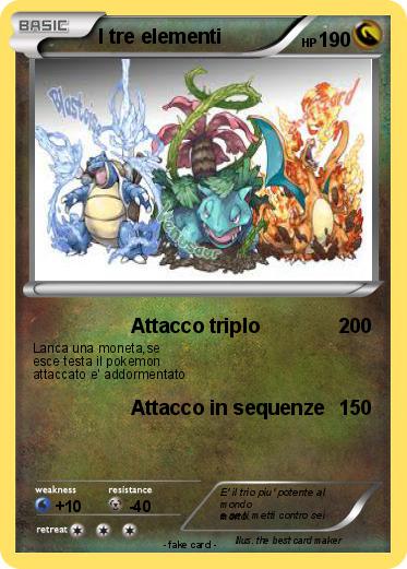 Pokemon I tre elementi