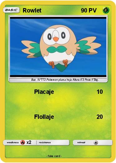 Pokemon Rowlet