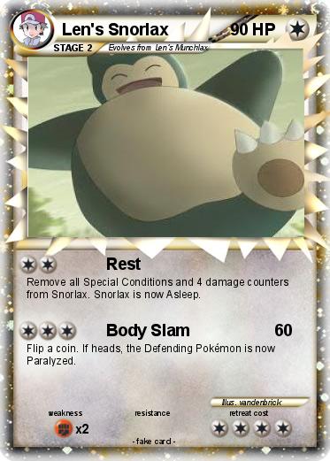 Pokemon Len's Snorlax