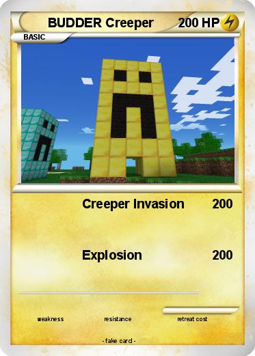 Pokemon BUDDER Creeper