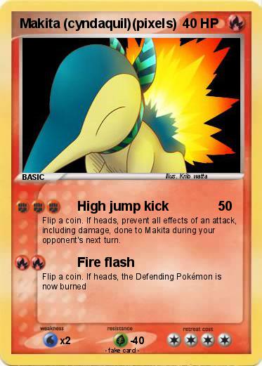 Pokemon Makita (cyndaquil)(pixels)