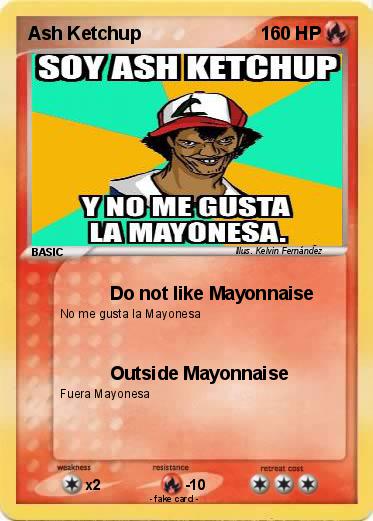Pokemon Ash Ketchup
