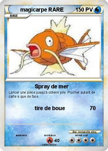 Pokemon magicarpe RARE