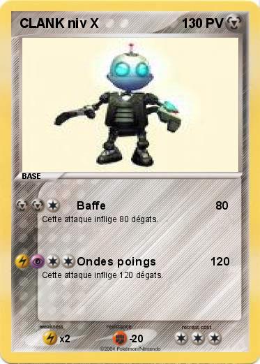 Pokemon CLANK niv X