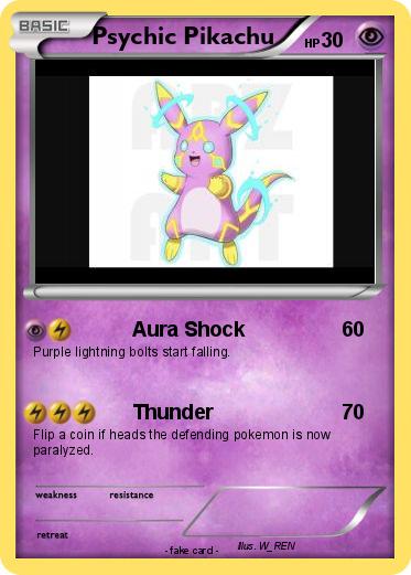 Pokemon Psychic Pikachu