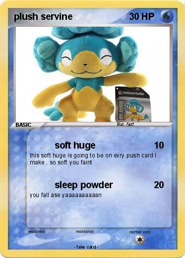 Pokemon plush servine