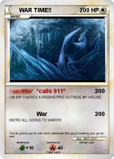 Pokemon WAR TIME!!