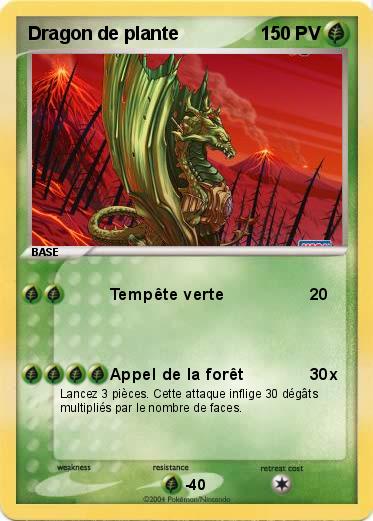 Pokemon Dragon de plante