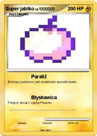 Pokemon Super jabłko