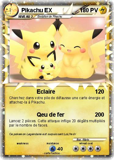 Pokemon Pikachu EX