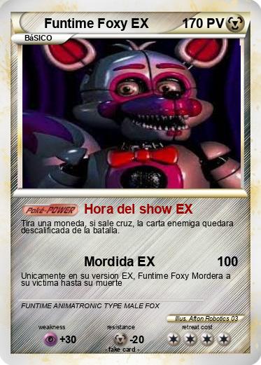 Pokemon Funtime Foxy EX