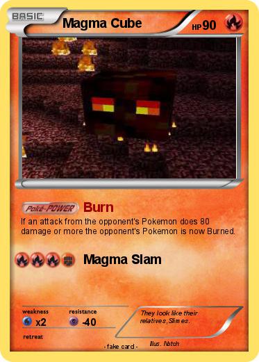 Pokemon Magma Cube