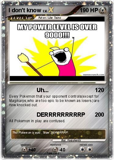 Pokemon I don't know