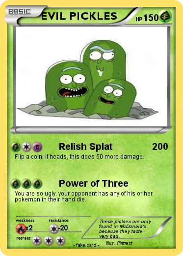 Pokemon EVIL PICKLES