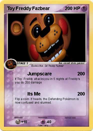 Pokemon Toy Freddy Fazbear