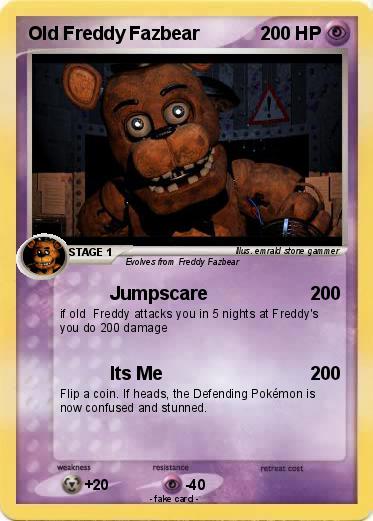 Pokemon Old Freddy Fazbear