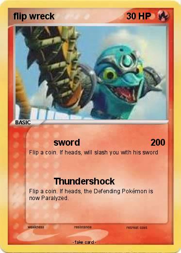 Pokemon flip wreck