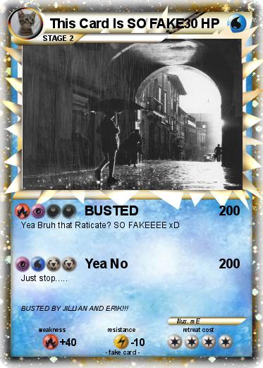 Pokemon This Card Is SO FAKE