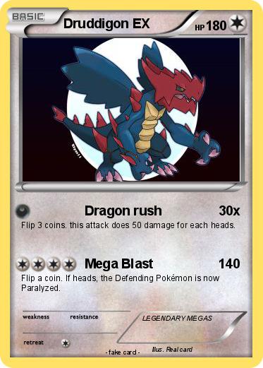Pokemon Druddigon EX