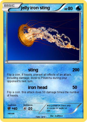 Pokemon jelly iron sting