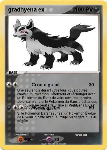 Pokemon gradhyena ex