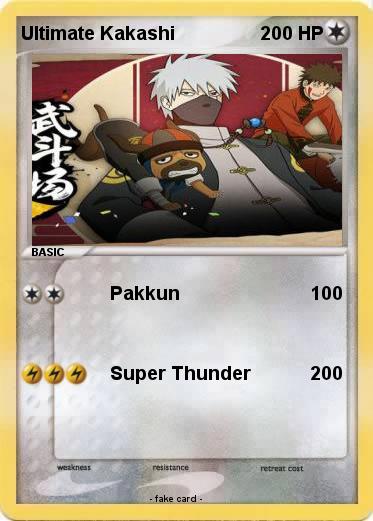 Pokemon Ultimate Kakashi
