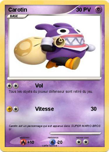 Pokemon Carotin