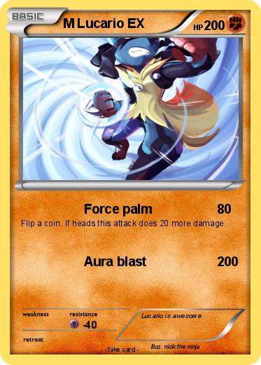 Pokemon M Lucario EX
