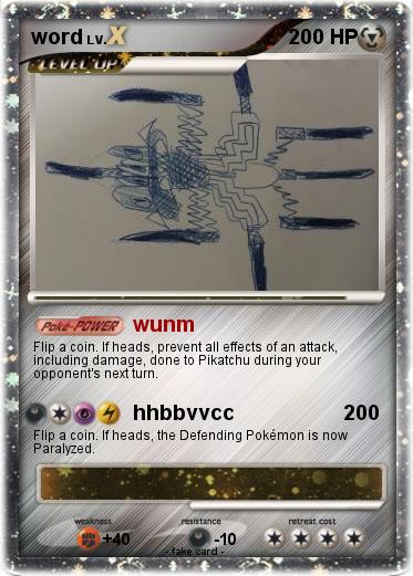 Pokemon word