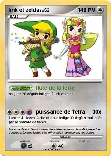 Pokemon link et zelda