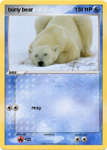 Pokemon buny bear