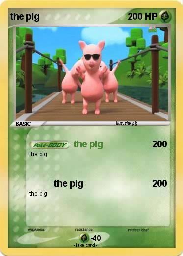 Pokemon the pig