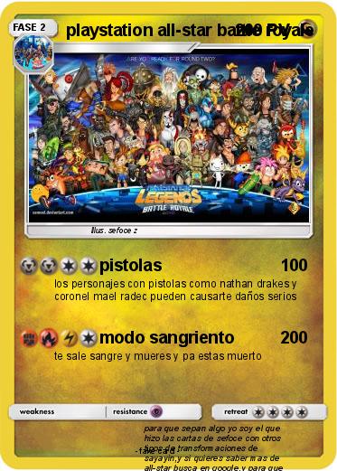 Pokemon playstation all-star battle royale