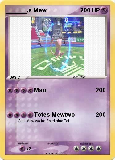 Pokemon ______,s Mew