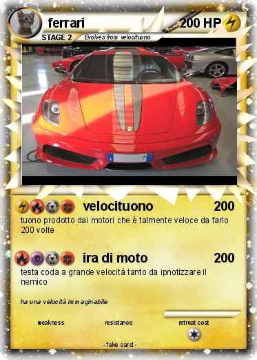 Pokemon ferrari