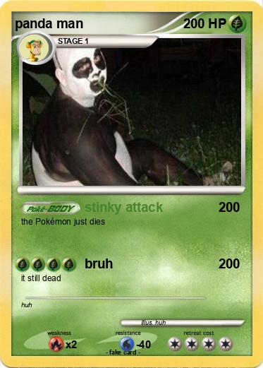 Pokemon panda man