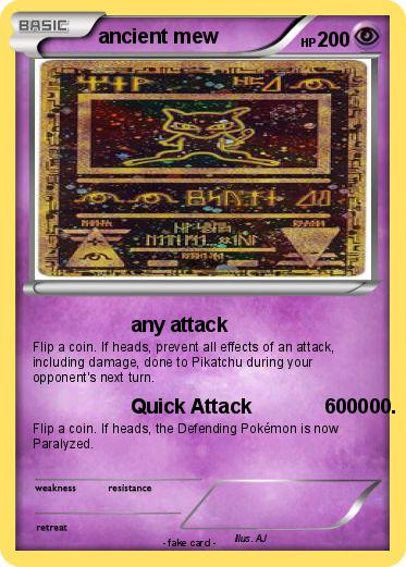 Pokemon ancient mew
