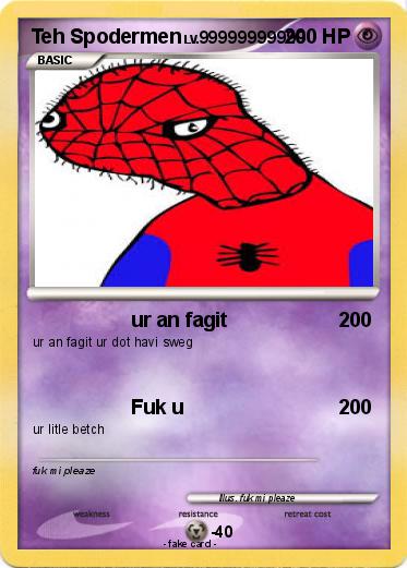 Pokemon Teh Spodermen