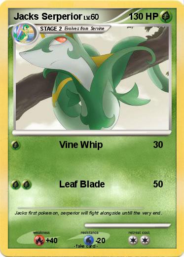 Pokemon Jacks Serperior