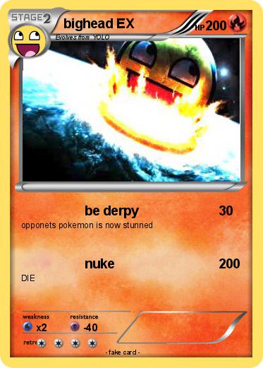 Pokemon bighead EX