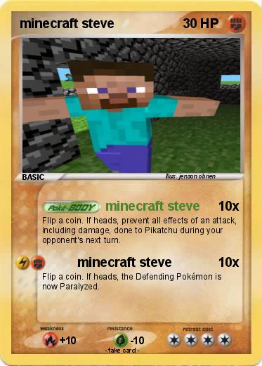 Pokemon minecraft steve