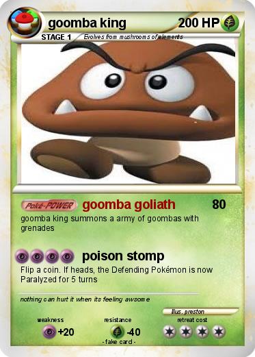 Pokemon goomba king