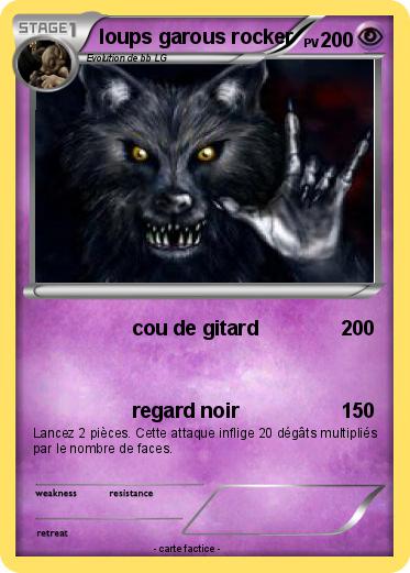 Pokemon loups garous rocker