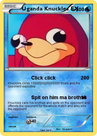 Pokemon Uganda Knuckles EX