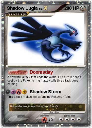 Pokemon Shadow Lugia